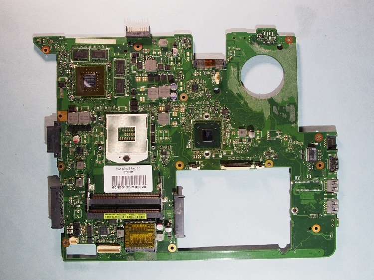 Asus n76vb 60nb0130-mb2020 материнская плата ноутбука