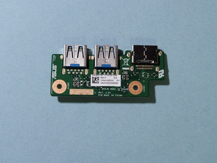 Asus n56jr 60nb03z0-us1030 usb плата ноутбука