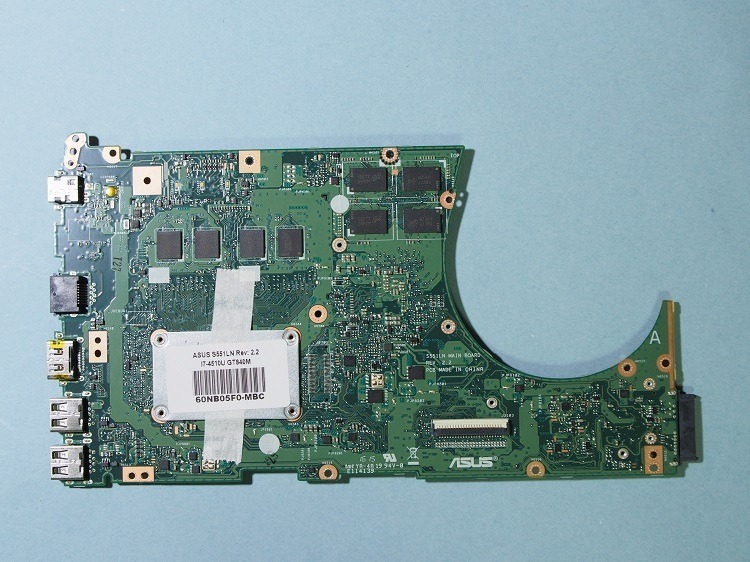 Материнская плата ноутбука Asus s551ln 60nb05f0-mbc261