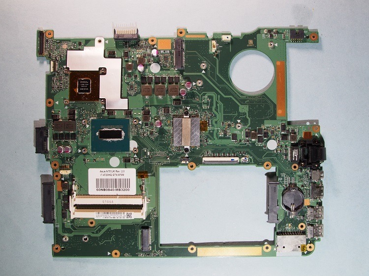 Asus n751jx 60nb0840-mb3200 материнская плата ноутбука