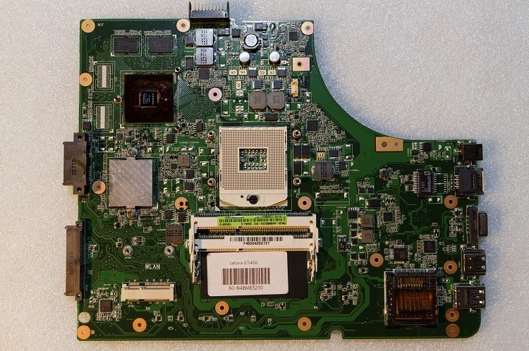Материнская плата ноутбука Asus k53sj 60-n4bmb3200-d01