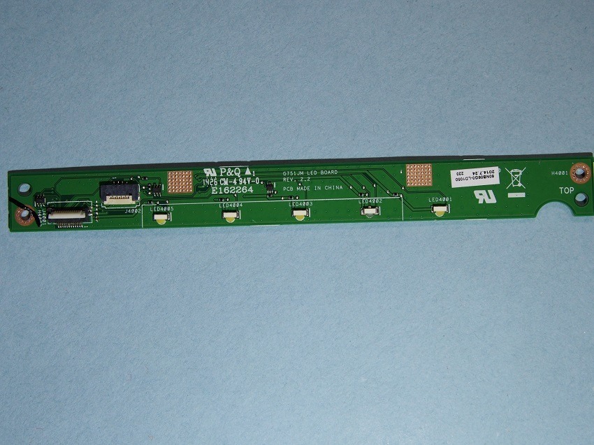 Asus g751jm 60nb06g0-ld1050 led плата ноутбука